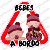 Bebes a Bordo Gorro Granate Osito
